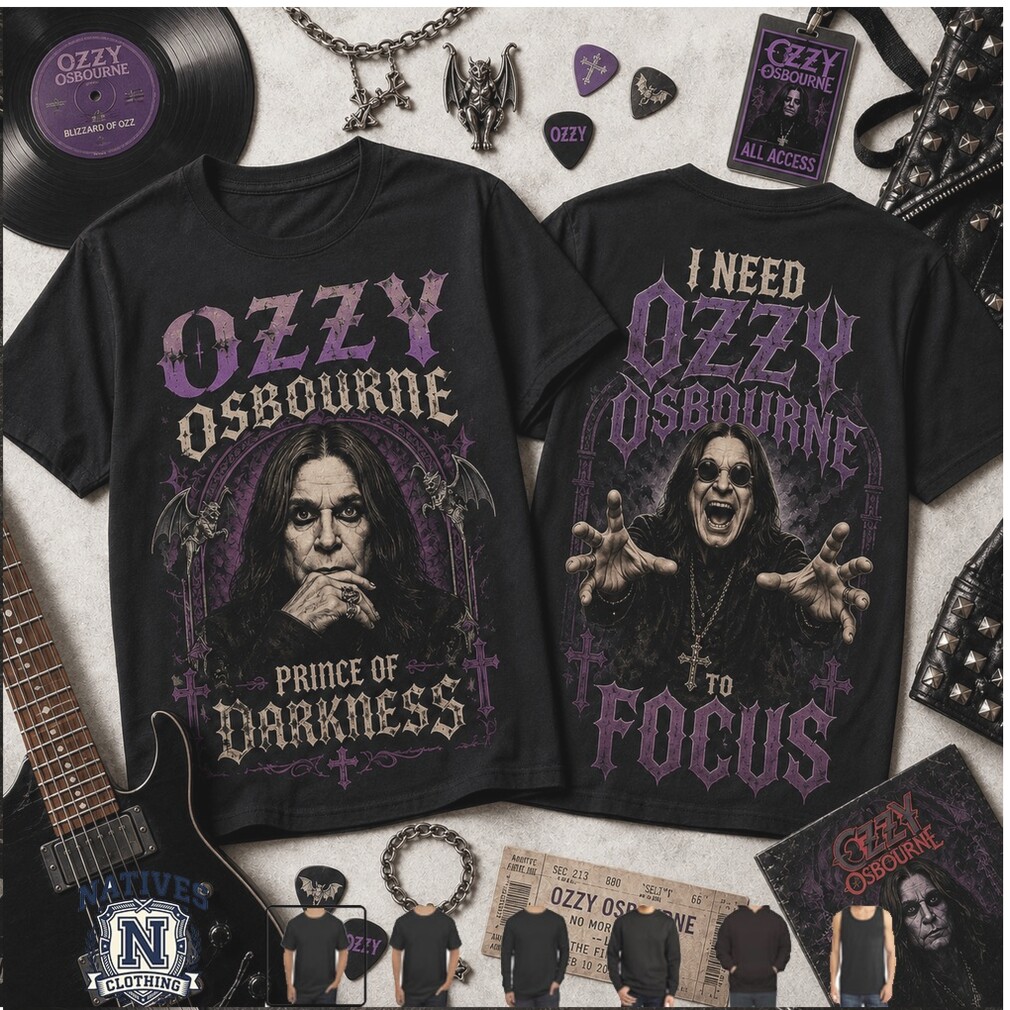 Ozzy Osbourne Prince Of Darkness Gothic T Shirt Ozzy Osbourne Prince Of Darkness Gothic T Shirt