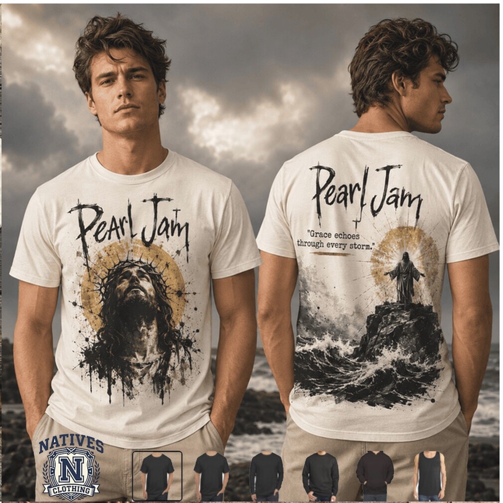 Pearl Jam Faith Christian Storm Cross Vintage Graphic T Shirt Pearl Jam Faith Christian Storm Cross Vintage Graphic T Shirt