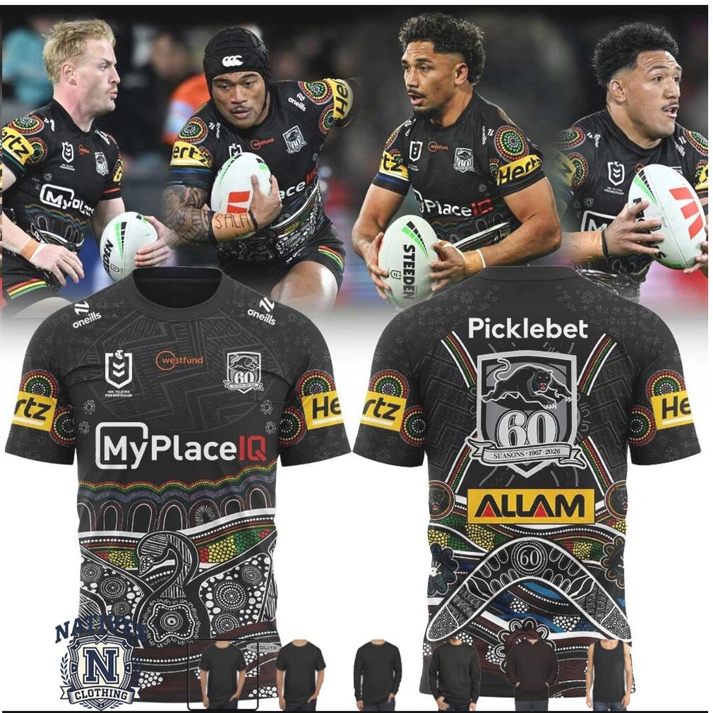 Penrith Panthers Indigenous Round Custom Rugby Style Jersey T Shirt Penrith Panthers Indigenous Round Custom Rugby Style Jersey T Shirt