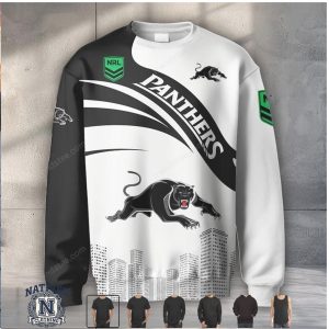 Penrith Panthers NRL Graphic City Skyline T Shirt Hoodie