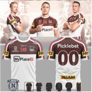 Penrith Panthers Rugby Player Number Jersey T Shirt