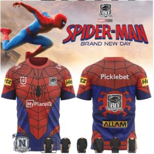Penrith Panthers Spider Man Brand New Day Marvel Crossover T Shirt