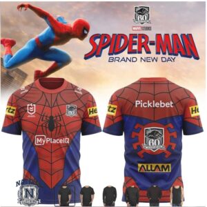 Penrith Panthers Spider Man Brand New Day Marvel Crossover T Shirt