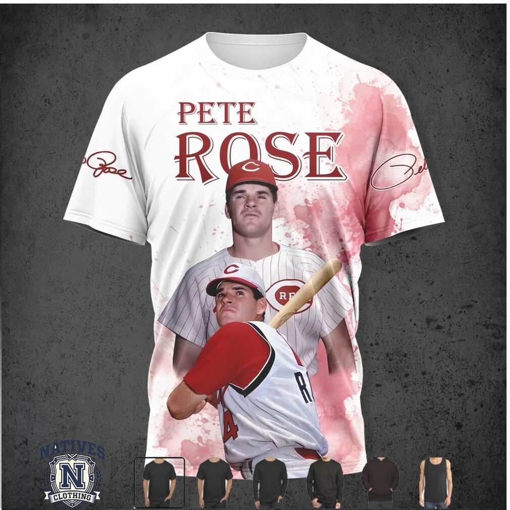 Pete Rose Legend Thank You 14 Baseball Graphic T Shirt Pete Rose Legend Thank You 14 Baseball Graphic T Shirt