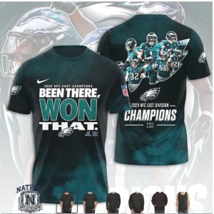 Philadelphia Eagles 2025 NFC East Division Champions T Shirt