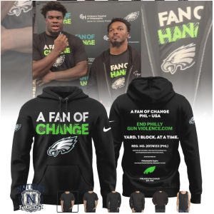 Philadelphia Eagles A Fan Of Change Graphic Hoodie