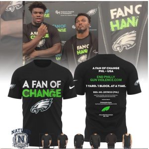 Philadelphia Eagles A Fan Of Change Graphic Hoodie