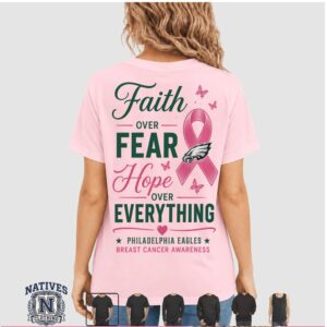 Philadelphia Eagles Breast Cancer Awareness Faith T Shirt