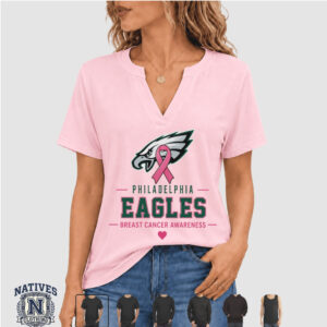 Philadelphia Eagles Breast Cancer Awareness Faith T Shirt
