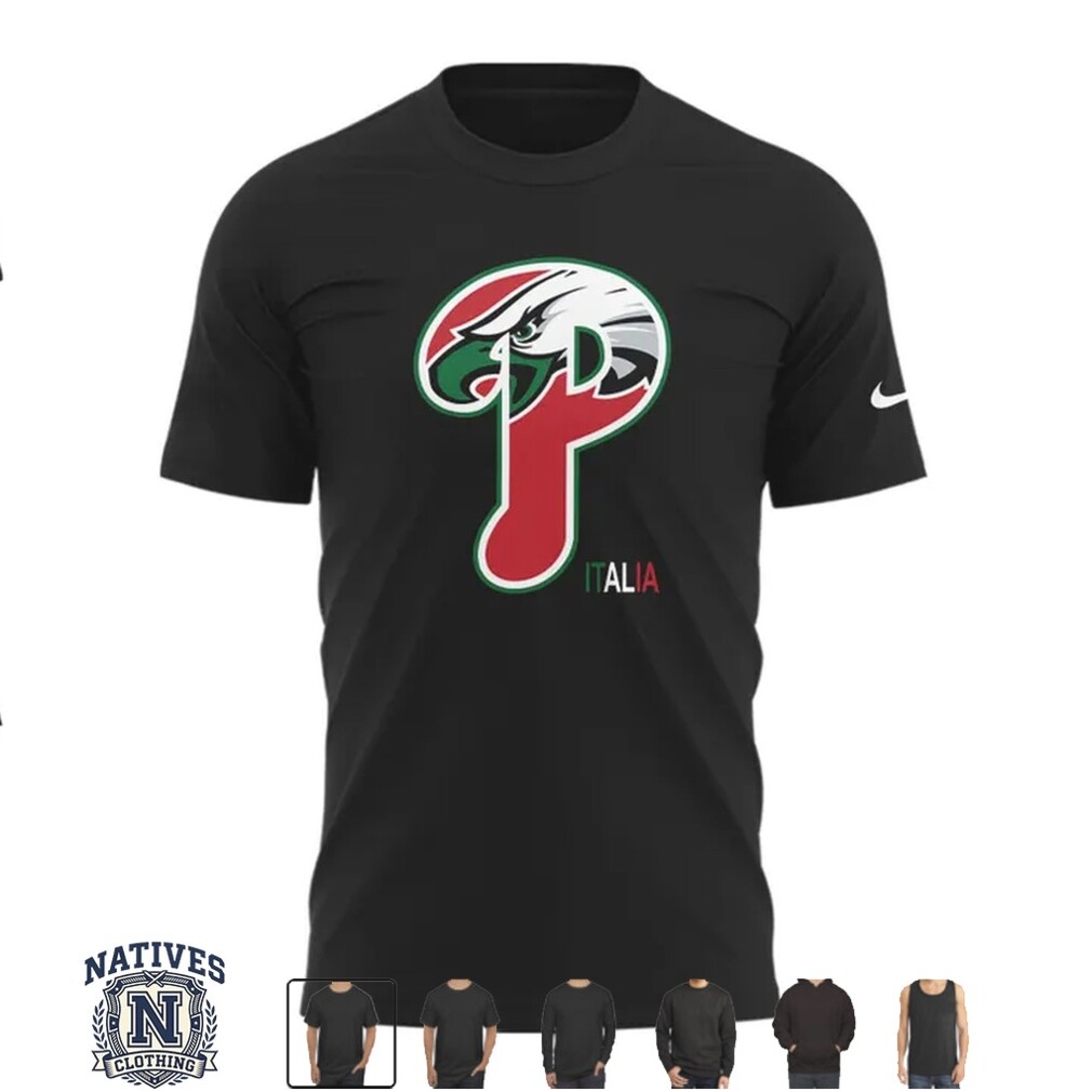 Philadelphia Eagles Football Italian Heritage Custom Logo T Shirt Philadelphia Eagles Football Italian Heritage Custom Logo T Shirt