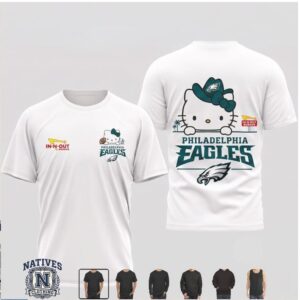 Philadelphia Eagles Hello Kitty Cowboy Hat T Shirt