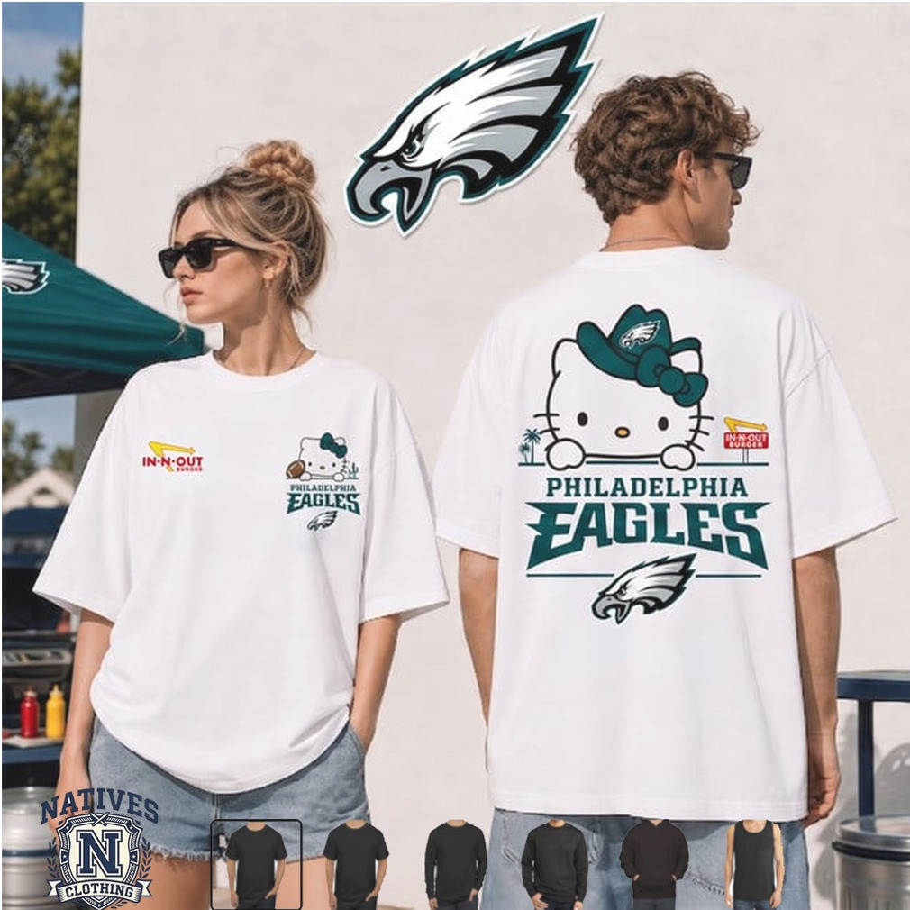 Philadelphia Eagles Hello Kitty Cowboy Hat T Shirt Philadelphia Eagles Hello Kitty Cowboy Hat T Shirt