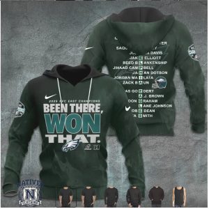 Philadelphia Eagles NFC East Champions Player Roster T Shirt