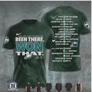 Philadelphia Eagles NFC East Champions Player Roster T Shirt