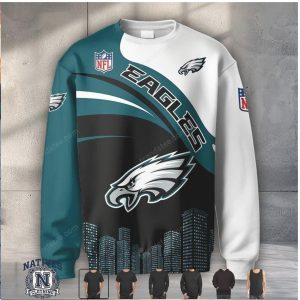 Philadelphia Eagles NFL City Graphic Printed T Shirt Hoodie