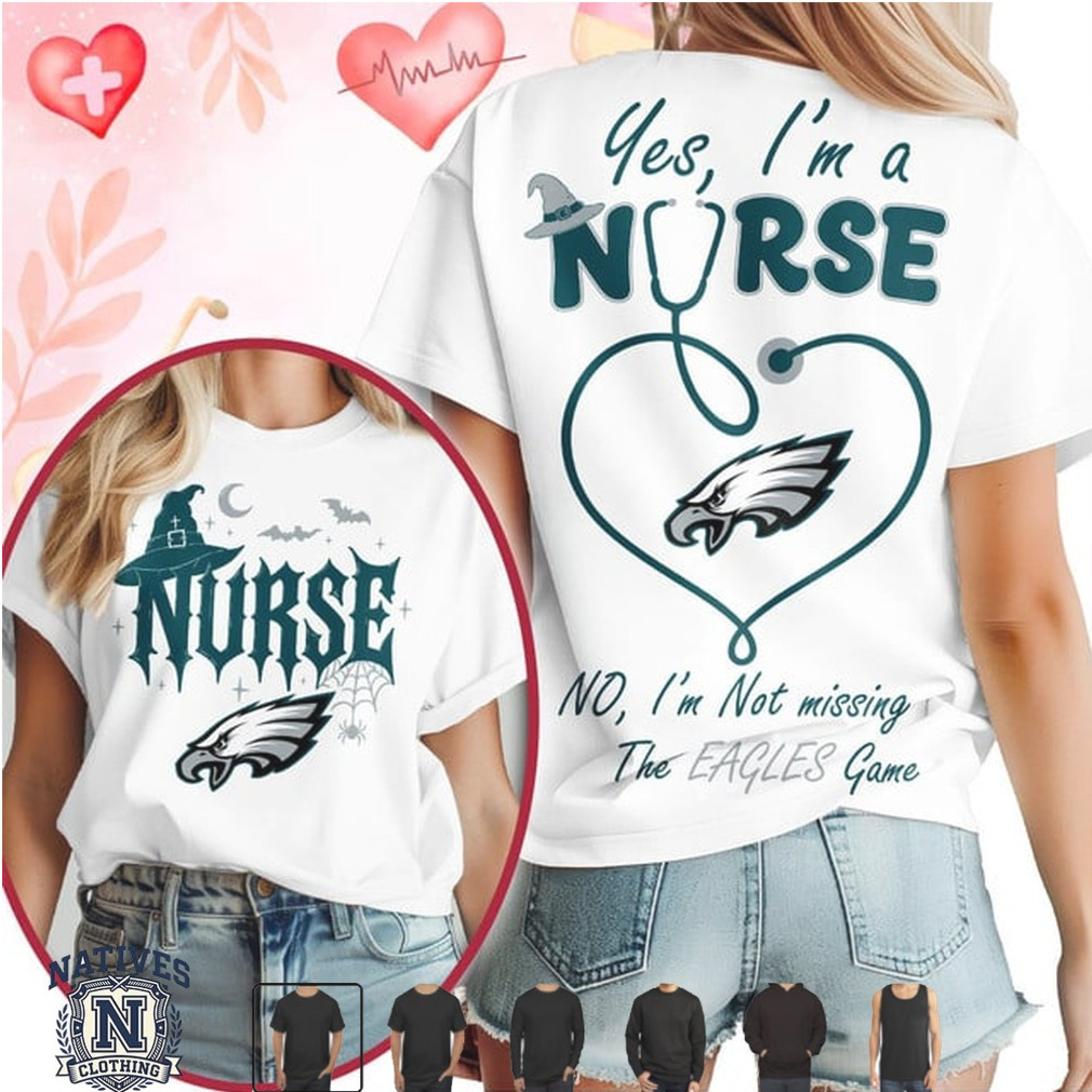 Philadelphia Eagles Nurse Halloween Stethoscope T Shirt Philadelphia Eagles Nurse Halloween Stethoscope T Shirt