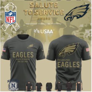 Philadelphia Eagles Salute To Service Military Appreciation T Shirt