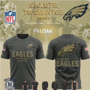 Philadelphia Eagles Salute To Service Military Appreciation T Shirt