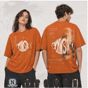 Phish Jam Band Abstract Fish Logo Concert Graphic T Shirt