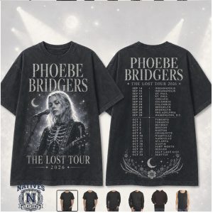 Phoebe Bridgers The Lost Tour Indie Music T Shirt