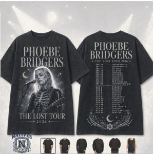 Phoebe Bridgers The Lost Tour Indie Music T Shirt