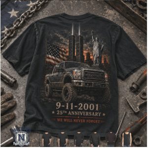 Pickup Truck 9 11 2001 25th Anniversary Memorial T Shirt