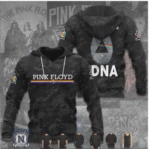 Pink Floyd 50th Anniversary DNA Prism Fingerprint Graphic Hoodie
