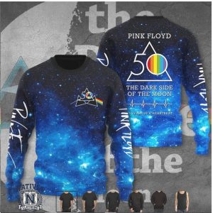 Pink Floyd 50th Anniversary Dark Side Moon Heartbeat Music Hoodie
