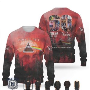Pink Floyd 60th Anniversary 1965 2025 Signature Art Hoodie