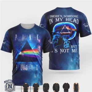 Pink Floyd Brain Damage Skull Prism Space Graphic Apparel