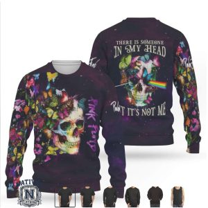 Pink Floyd Brain Skull Butterfly Prism Head Quote Graphic T Shirt