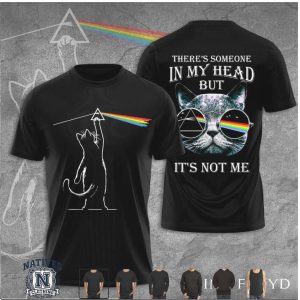 Pink Floyd Cat Prism In My Head Not Me Music Lover T Shirt