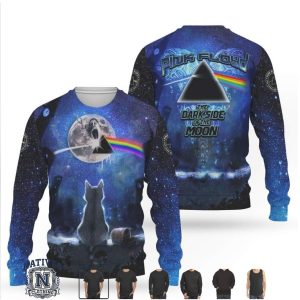 Pink Floyd Dark Side Cat Prism Moon Graphic Apparel