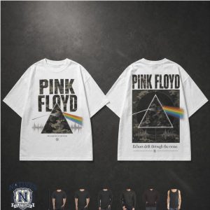 Pink Floyd Dark Side Of The Moon Camo Prism Classic Rock Band T Shirt