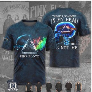Pink Floyd Dark Side Prism Skull In My Head Retro Music Graphic T Shirt
