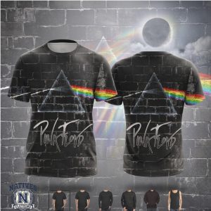 Pink Floyd Prism Brick Wall Abstract Rock Music T Shirt