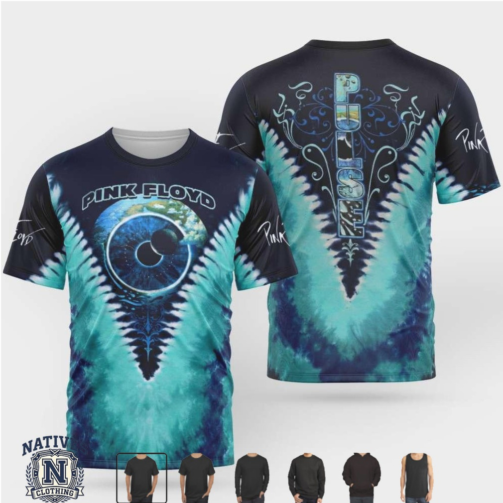 Pink Floyd Pulse Eye Galaxy Tie Dye Graphic Apparel Pink Floyd Pulse Eye Galaxy Tie Dye Graphic Apparel