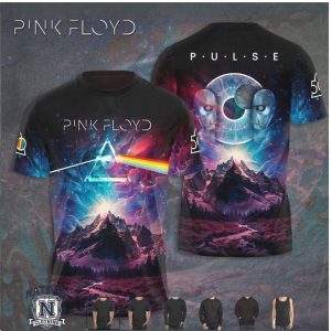 Pink Floyd Pulse Mountain Galaxy Art Music Album T Shirt