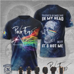 Pink Floyd Skull Prism Abstract Art Rock Band Music T Shirt