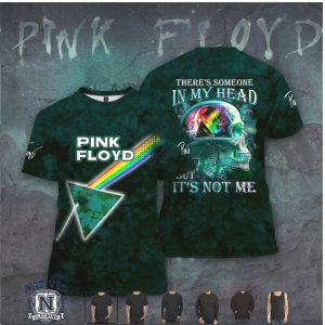 Pink Floyd Skull Prism In My Head Surreal Music Graphic T Shirt