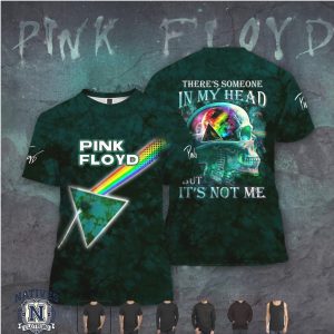 Pink Floyd Skull Prism In My Head Surreal Music Graphic T Shirt