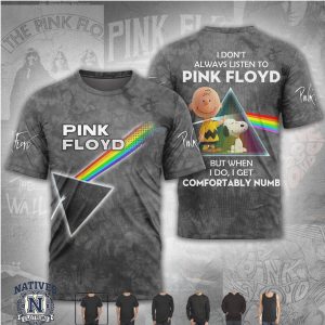 Pink Floyd Snoopy Comfortably Numb Cartoon Music T Shirt