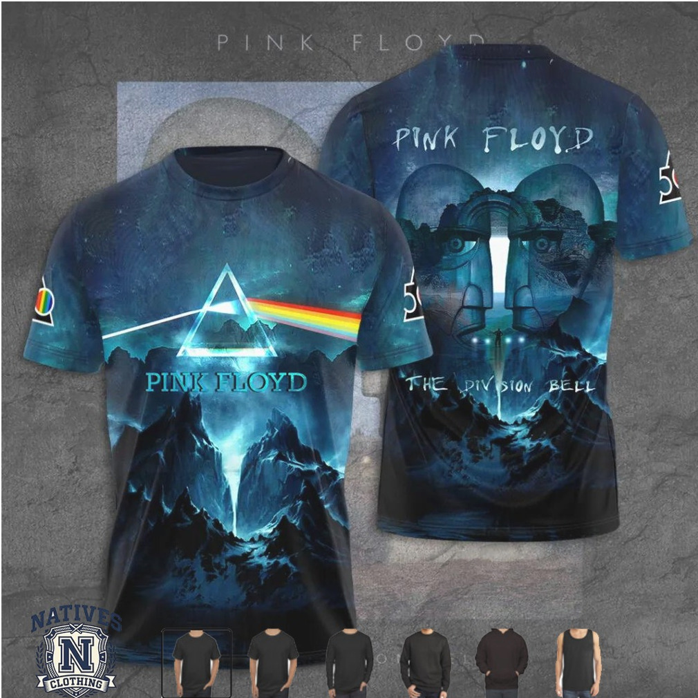 Pink Floyd The Division Bell 50th Anniversary Graphic T Shirt Pink Floyd The Division Bell 50th Anniversary Graphic T Shirt