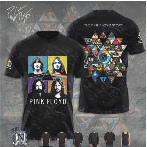 Pink Floyd The Story Albums Collage Prism Logo Rock Music T Shirt
