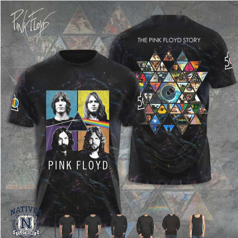 Pink Floyd The Story Albums Collage Prism Logo Rock Music T Shirt Pink Floyd The Story Albums Collage Prism Logo Rock Music T Shirt