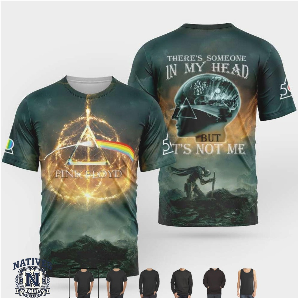 Pink Floyd There Is Someone In My Head Brain Prism Graphic T Shirt Pink Floyd There Is Someone In My Head Brain Prism Graphic T Shirt