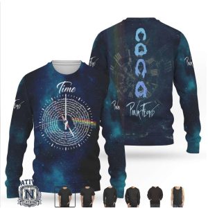 Pink Floyd Time Clock Lyrics Space Graphic Apparel