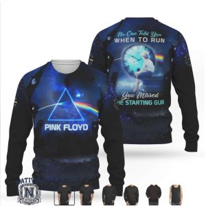 Pink Floyd Time Lyric Clock Prism Galaxy Graphic Apparel