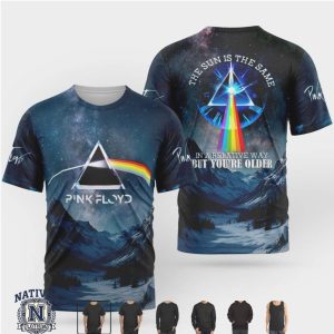 Pink Floyd Time Prism Snow Mountain T Shirt