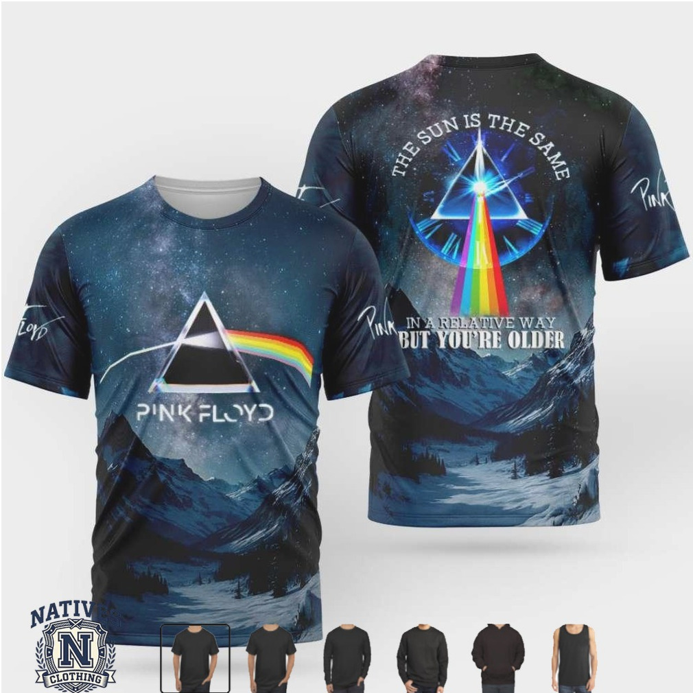Pink Floyd Time Prism Snow Mountain T Shirt Pink Floyd Time Prism Snow Mountain T Shirt